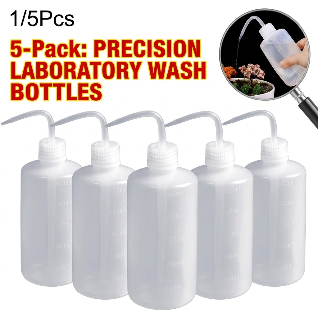 Medical Lab Supplies - 500ml Tattoo Wash Bottle 5 Colors