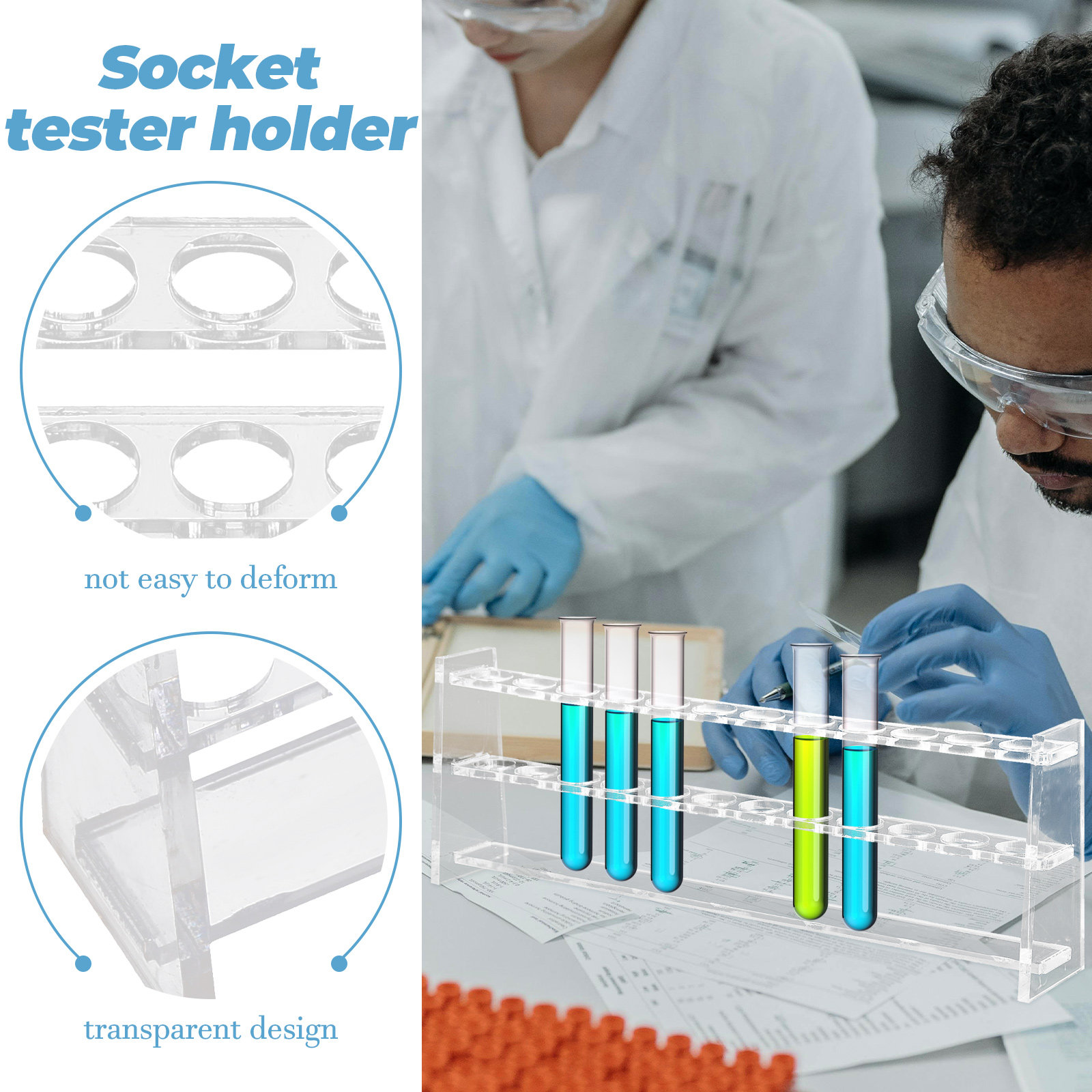 12 Holes Test Tube Rack Acryli - Centrifuge Tube Rack review and price