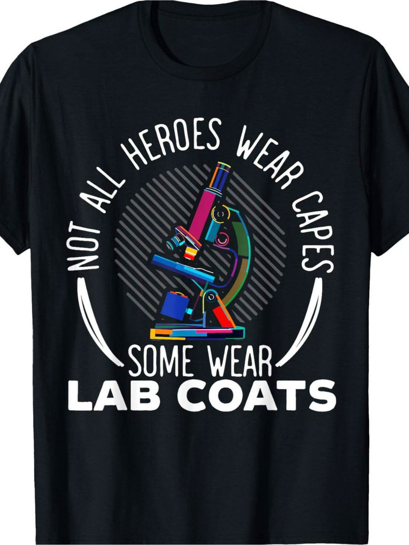 Men'S Black Crew Neck Short Sl - Medical Lab Technician review and price